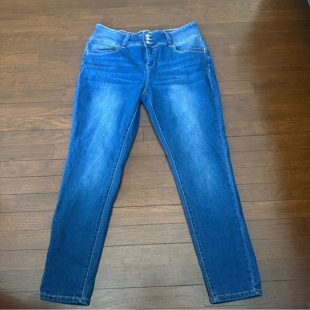 Royalty For Me Women's Deep Blue Skinny Jeans